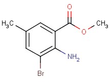 methyl 2-amino-3-bromo-5-methylbenzoate methyl 2-amino-3-bromo-5-methylbenzoate