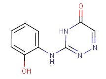 3-[(2-hydroxyphenyl)amino]-1,2,4-triazin-5(4H)-one