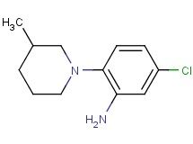 5-chloro-2-(3-methyl-1-piperidinyl)aniline 5-chloro-2-(3-methyl-1-piperidinyl)aniline