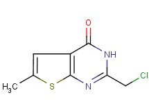 2-(chloromethyl)-6-methylthieno[2,3-d]pyrimidin-4(3H)-one