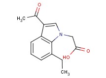(3-acetyl-7-ethyl-1H-indol-1-yl)acetic acid (3-acetyl-7-ethyl-1H-indol-1-yl)acetic acid