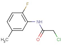 2-chloro-N-(2-fluoro-5-methylphenyl)acetamide 2-chloro-N-(2-fluoro-5-methylphenyl)acetamide