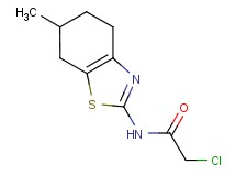 2-chloro-N-(6-methyl-4,5,6,7-tetrahydro-1,3-benzothiazol-2-yl)acetamide 2-chloro-N-(6-methyl-4,5,6,7-tetrahydro-1,3-benzothiazol-2-yl)acetamide