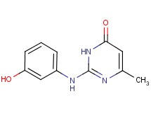 2-[(3-hydroxyphenyl)amino]-6-methyl-4(3H)-pyrimidinone