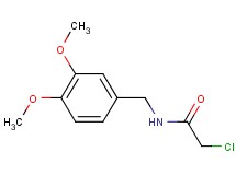 2-chloro-N-(3,4-dimethoxybenzyl)acetamide 2-chloro-N-(3,4-dimethoxybenzyl)acetamide