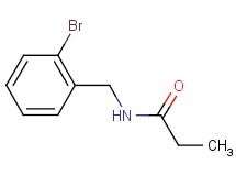 N-(2-bromobenzyl)propanamide N-(2-bromobenzyl)propanamide