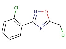 5-(chloromethyl)-3-(2-chlorophenyl)-1,2,4-oxadiazole 5-(chloromethyl)-3-(2-chlorophenyl)-1,2,4-oxadiazole