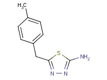 5-(4-methylbenzyl)-1,3,4-thiadiazol-2-amine 5-(4-methylbenzyl)-1,3,4-thiadiazol-2-amine