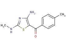[4-amino-2-(methylamino)-1,3-thiazol-5-yl](4-methylphenyl)methanone