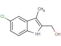 (5-chloro-3-methyl-1H-indol-2-yl)methanol (5-chloro-3-methyl-1H-indol-2-yl)methanol