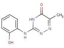 3-[(2-hydroxyphenyl)amino]-6-methyl-1,2,4-triazin-5(4H)-one