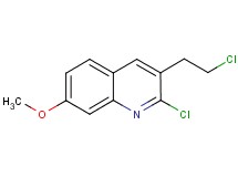 2-chloro-3-(2-chloroethyl)-7-methoxyquinoline 2-chloro-3-(2-chloroethyl)-7-methoxyquinoline