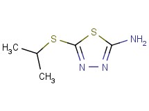 5-(isopropylthio)-1,3,4-thiadiazol-2-amine 5-(isopropylthio)-1,3,4-thiadiazol-2-amine
