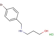 3-[(4-bromobenzyl)amino]-1-propanol hydrochloride