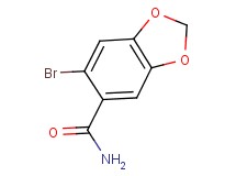 6-bromo-1,3-benzodioxole-5-carboxamide 6-bromo-1,3-benzodioxole-5-carboxamide