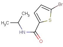 5-bromo-N-isopropyl-2-thiophenecarboxamide 5-bromo-N-isopropyl-2-thiophenecarboxamide