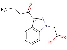 (3-butyryl-1H-indol-1-yl)acetic acid (3-butyryl-1H-indol-1-yl)acetic acid